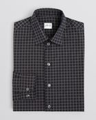 Armani New Windowpane Check Dress Shirt - Regular Fit - Lyst