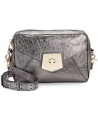 Botkier Armour Metallic Leather Shoulder Bag - Lyst