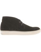 Lanvin Suede Desert Boot Trainers - Lyst