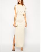 Asos Premium Open Top Maxi Dress - Lyst