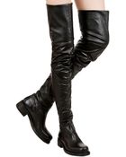 Strategia 40Mm Stretch Faux Leather Boots - Lyst