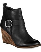 Lucky Brand Yiski Wedge Boots - Lyst