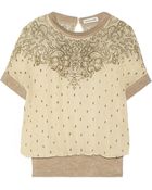 Etoile Isabel Marant Ramsey Printed Silk Top - Lyst