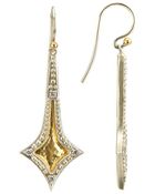 Gurhan 24K Gold Star-Shaped Pendant Earrings Diamond Accent - Lyst