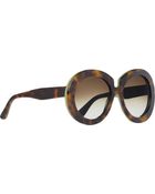 Valentino Exaggerated Round-Frame Sunglasses - Lyst