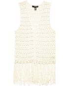 Forever 21 Fringe Queen Sweater Vest - Lyst