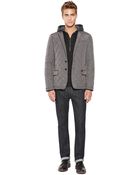 DKNY Jeans Quilted Blazer - Lyst