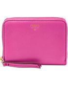 Fossil Sydney Zip Multi Function Wallet - Lyst