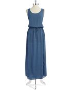 Two By Vince Camuto Geo Print Maxi Dress - Lyst