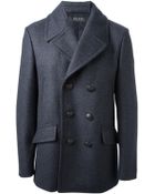 Gucci Peacoat - Lyst
