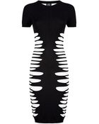 McQ by Alexander McQueen Slashed Dress - Lyst