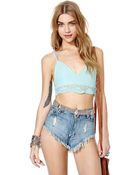 Nasty Gal Nikita Crochet Crop Top - Lyst