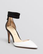 Via Spiga Pointed Toe Ankle Strap Pumps Ife High Heel - Lyst