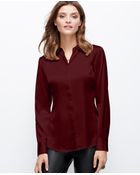 Ann Taylor Petite Silk Legacy Blouse - Lyst