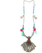 Sweetlime Jewelled Gem Necklace - Lyst