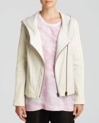 Helmut Lang Jacket - Wither Hooded Combo Leather - Lyst