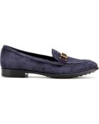 Tod's Suede Loafers - Lyst