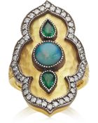 Arman Sarkisyan Tsavorite and Opal Ring - Lyst