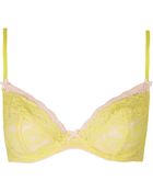 Topshop Womens Underwire Bra Yellow - Lyst