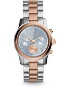 Michael Kors Runway Two-Tone Watch - Lyst