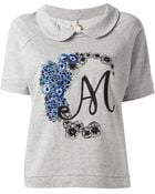 Antonio Marras Embroidered Tshirt - Lyst
