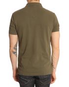 Polo Ralph Lauren Olive Slimfit Polo Shirt - Lyst