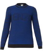 Kenzo Logo Ribbed-Knit Sweater - Lyst
