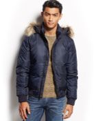 Guess Faux-Fur Hood Jacket - Lyst