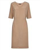 Jaeger Silk Dress - Lyst