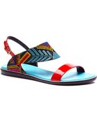 Nicholas Kirkwood Mexican Blue Needle Point Flat - Lyst