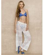 Ralph Lauren Blue Label Crocheted Pant - Lyst