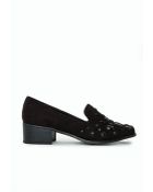 Missguided Alexa Embellished Heeled Loafers Black - Lyst