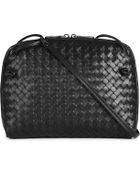 Bottega Veneta Cubo Small Intrecciato Cross-body Bag - Lyst