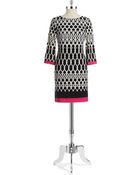 Eliza J Geometric Patterned Sheath Dress - Lyst