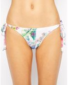 Talulah High Ropes Tie Side Bikini Bottom - Lyst