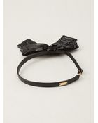 Saint Laurent Bow Tie Collar - Lyst