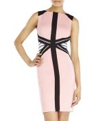 Ivanka Trump Pink Color Block Sheath Dress - Lyst