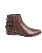 Dolce Vita Mahogany Leather 'Angie' Ankle Boots - Lyst