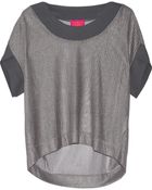 Vivienne Westwood Red Label Metallic Coated Crochet-Knit Top - Lyst