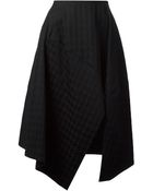 Stella McCartney Houndstooth Patterned Wrap Skirt - Lyst