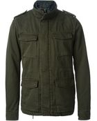 Scotch & Soda Concealed Padded Layer Coat - Lyst