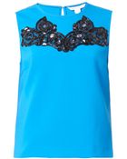 Diane von Furstenberg Betty Top - Lyst