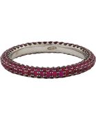 Sidney Garber Ruby Thread Ring - Lyst