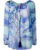 Emilio Pucci Printed Blouse - Lyst