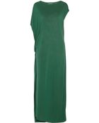 By Malene Birger Nyta Draped Jersey Maxi Dress - Lyst