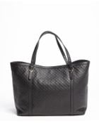 Gucci Black Leather Ssima Top Handle Tote Bag - Lyst