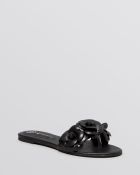 Jeffrey Campbell Open Toe Flat Slide Sandals - Easy Rose - Lyst