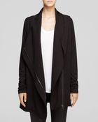 Helmut Lang Cardigan - Villous Hooded Sweatshirt - Lyst