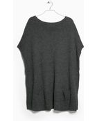 Violeta By Mango Alpaca Wool-Blend Cape - Lyst