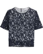 Carven Lace Top - Lyst